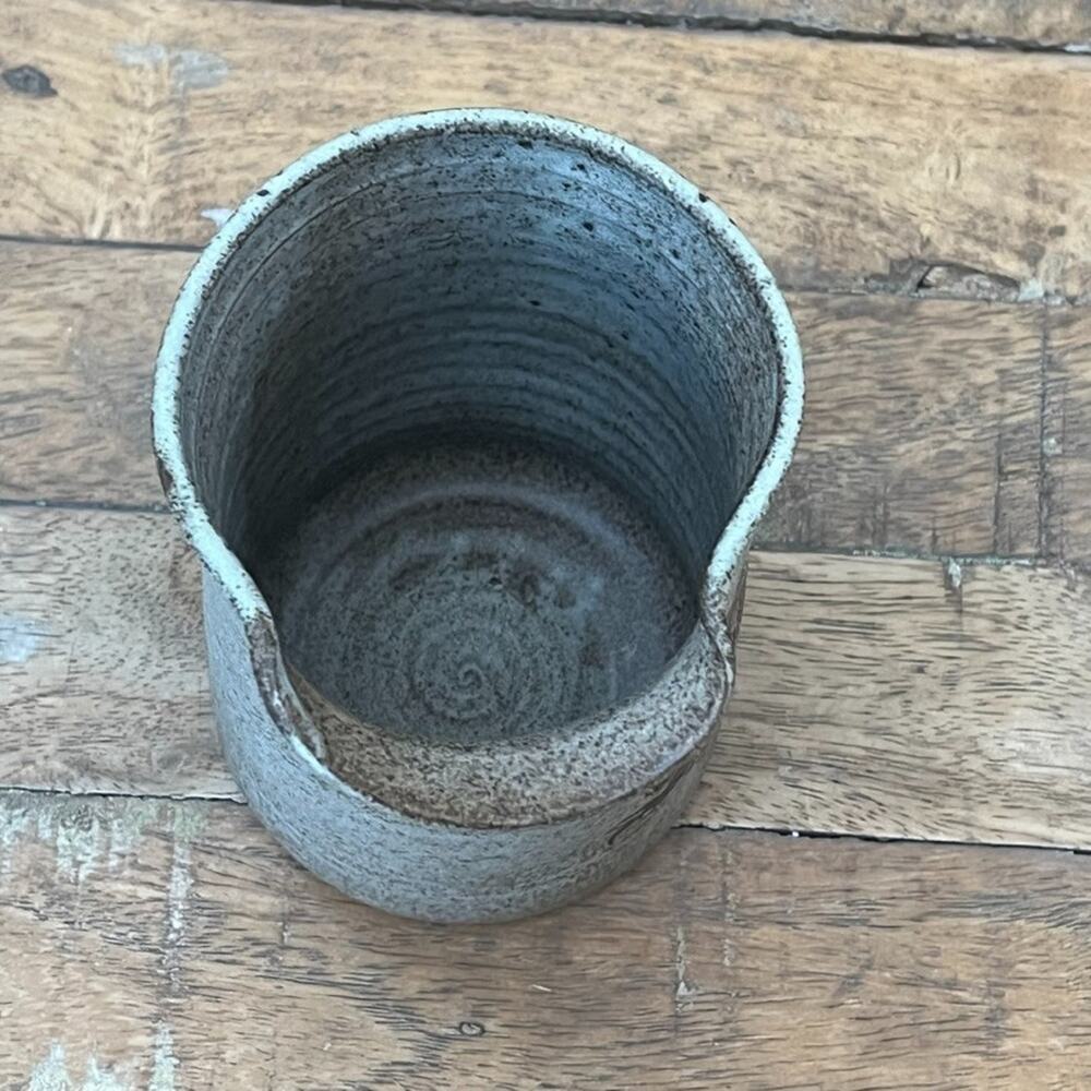 TREGARON Studio Pottery Stoneware Welsh Drag 4.5" Brown Speckled Matte - Picture 3 of 10